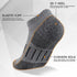 Heatuff Mens Athletic Ankle Socks Moisture Wicking Cushion Running Low Cut Sock 6 Pack...