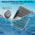 Goture 3Pcs Fly Fishing Box Double Sided Waterproof Tackle Case Flies Storage(Sponge Insert-4.25 * 3.07 * 1.26in)...