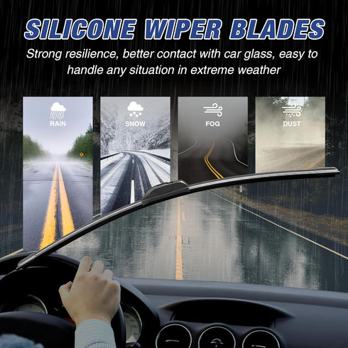 28"+28" Water Repellent Windshield Wiper Blades Replacement For Ford Fusion 2019-2013,Escape 2020-2013,Focus 2018-2012,Edge 2020-2015 OEM Quality ...