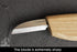BeaverCraft Whittling Knife C2 6.5" Whittling Knife for Fine Chip Carving Wood and General Purpose Wood Carving Knife Bench Detail Carving Knife C...