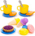 Toddler Food Toys Pretend Playset Colorful Dessert Playset with Realistic Cookies, Macarons, Pies, Cups, Ice Cream, Spoons and Large Tray for Boys...