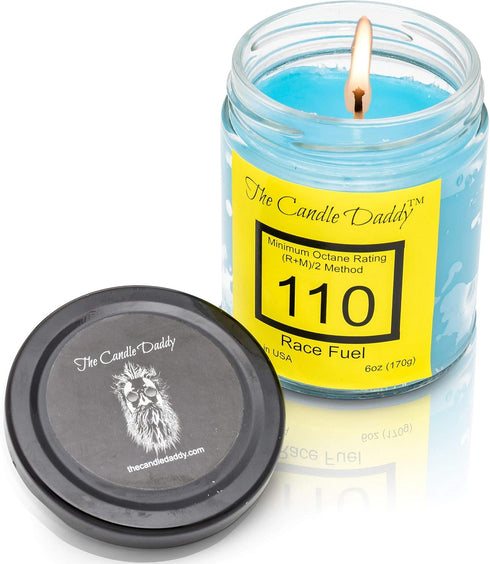 Race Fuel High Octane Gasoline Candle- 6 oz- up to 40 Hour Burn...