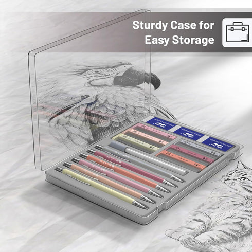 Mr. Pen- Mechanical Pencil Set with Lead and Erasers Refills, 6 Pack, Boho Theme, 0.5mm & 0.7 mm, Cute Aesthetic Pastel Led Pencils 0.7mm...