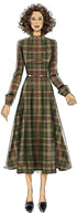 Vogue V9327E5 Easy Women's Partially Lined Dress Sewing Patterns, Sizes 14-22, White...