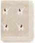 100% Cotton Baby Blanket Knit Soft Cozy Swaddle Receiving Blankets Toddler Infant blanket with Lovely Elephant for Newborn Boy Girls - Camel, 90 x...
