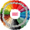 Premium Rainbow Color Embroidery Floss - Cross Stitch Threads - Friendship Bracelets Floss - Crafts Floss - 116 Pcs - 105 Skeins Per Pack and Set ...
