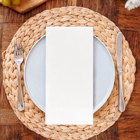 Napkins Disposable Guest Towels Linen-Feel Decorative Napkins Soft and Absorbent Dinner Paper Hand Towels for Bathroom Party Powder Room Hotel Fan...