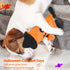 HGB Halloween Dog Toys, No Stuffing Pumpkin Dog Toys for Large Medium Small Dogs with Squeaky Water Bottle, Plush Dog Toys to Keep Them Busy, Pupp...