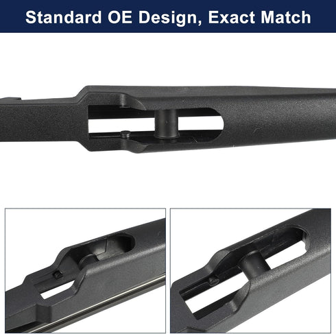 X AUTOHAUX Rear Windshield Wiper Blade Replacement for Hyundai Santa Fe DM 2013-2017 for Hyundai Grand Santa Fe 2013-2017...