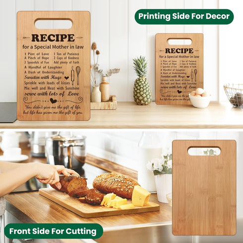 Mother in Law Gifts from Daughter in Law, Cutting Board Gifts for Mother in Law, Birthday Gifts for Mother in Law, Best Unique Mothers Day Gifts f...