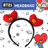 BT21 LINE FRIENDS Women's Headband, 3D Plush Hair Band for Adults, Cute Fashion Accessories, TATA, One Size...