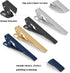 4 Pcs Tie Clips for Men Tie Pin Set Ties Necktie Business Bar Clips...