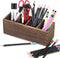 Wood Pencil Holder for Desk, Wooden Pen Pencil Organizer with 4 Compartment, Multi-Functional Desk Organizer for Pen Pencil Office Supplies Remote...