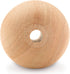 Wooden Beads (25mm) 1 Inch with 3/16 Inch Hole Pack of 50 Unfinished Wooden Bead Supplies Easily Threads, Smooth Natural Finish Paint and Stain by...