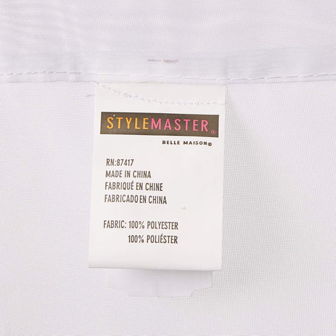 Stylemaster Elegance Sheer Voile Panel, 60" x 84", White...