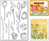Arbuya DIY Tulip Decorative Clear Stamps for Card Making or Journaling, Spring Flowers Blossom Silicone Stamps for Scrapbooking Photo Album Paper ...