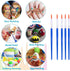 60 Pcs Short Handle Small Paint Brushes for Kids, Teens, Paintbrushes Bulk for Detail Painting (Round Brushes)...