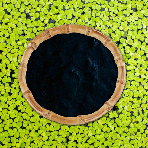 2pcs Aquarium Feeding Rings, Wooden Fish Feeding Rings Fish Tanks Plant Corral Floating Plant Feeding Rings for Keeping Floating Plants in Place F...