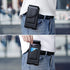 Belt Holster for iPhone 15 14 13 12 11 Pro Max, 15/14 Plus, XS Max, Samsung Galaxy S23+ A54 A53 A52, Belt Phone Holder for Men with Card Slot (Bla...