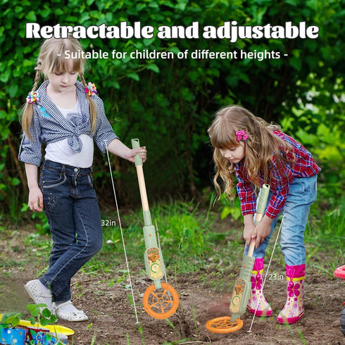 Outdoor Explorer Kit for Kids - Camping Adventure Toy Set with Metal Detector, Magnifying Glass, Shovel, Whistle & Compass, Educational Nature Exp...
