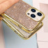 LUVI Fusicase for iPhone 11 Pro Diamond Case Cute Bling Glitter Rhinestone Crystal Shiny Sparkle Protective Cover with Electroplate Plating Bumper...