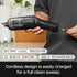 BUFF Cordless Handheld Vacuum, Rechargeable Car Vacuum Cleaner with Combo Crevice and Brush Tool Included, for Home, Office, Car, Pets - Black...