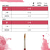 Princeton Velvetouch Paintbrush, Size 1/4 inch, Scarlet...