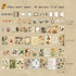 280Pcs Vintage Scrapbooking Supplies, Aesthetic Scrapbook Stickers Washi Paper Kit, Bullet Journaling Supplies Junk Stamping Planner Ephemera Coll...
