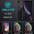 for iphone XR Case, Military Grade 3 in 1 Heavy Duty Shockproof/Drop Proof/Dust Proof Case with 2Pcs Tempered Glass Screen Protector (Navy Blue)...