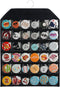 PACMAXI Wall Hanging Badge Button Pins Organizer Display Storage Stand, Enamel Pin Display Holder,hold Up To 36 Pins (Black)...