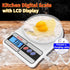 Digital Kitchen Scale, Electronic Rechargeable Multi Food Scale with LCD Display for Food Meat Cooking Nutrition Weight Balance Scale - 10000g/353...
