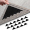 Rug Gripper 16 Pack, Non Slip Washable Rug Gripper Carpet Tape Stickers, Hook and Loop Pads Non Curl Reusable Stoppers Keep Your Area Rug Flat on ...