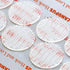 CANOPUS Double Sided Hook and Loop Tape, Reclosable Fastener, SJ3560, Heavy Duty Mounting Tape, Clear 16-PCs 1 in Diameter Circle Pack, with Box C...