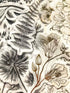 Vintage Zen Botany Flower Washi Sticker Pack, Artsy Natural Black-and-White Plants with Golden Sketch Decals Collection, Wild Plants Gray and Gold...