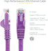 StarTech.com 20ft CAT6 Ethernet Cable - Purple CAT 6 Gigabit Ethernet Wire -650MHz 100W PoE++ RJ45 UTP Category 6 Network/Patch Cord Snagless Fluk...