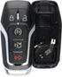 KeylessOption Keyless Entry Remote Smart Key Fob Shell Case for Ford Fusion Mustang Edge M3N-A2C31243800...