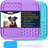 2PCS Licking Mat for Dogs with Suction Cups, Premium Lick Pad for Anxiety Relief, Slow Feeder Dog Bowls, Perfect for Bathing, Grooming and Trainin...