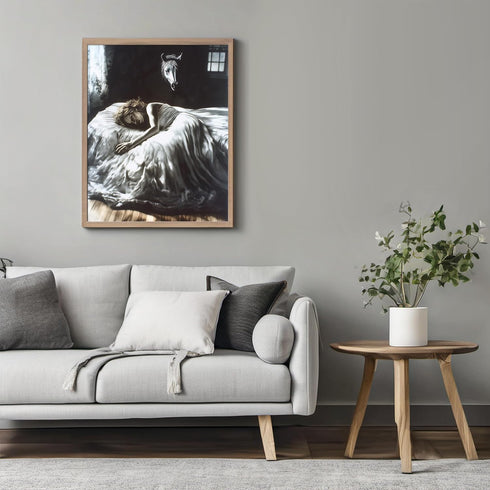 Posterizer 1 pcs-eerie spooky hunting scary scene-for horror movie fans 2-Gothic Art Gift for Art Lovers Living Room Bedroom Decor- unframed wall ...