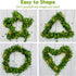 Battery Operated Vine String Lights, 33 Ft 100Led 8 Modes, Warm White Light with Green Vine, Suitable for Indoor and Outdoor, Wedding, Garden, Par...