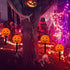 C7 Halloween Pumpkin Pathway Stake Lights, 7 Ft Halloween Pathway String Lights with 4 C7 Bulbs, Stake, Halloween Decorations Driveway Markers Lig...