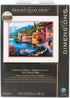 Dimensions 70-35285 Gold Collection Seaside Summer Village Advanced Counted Cross Stitch Kit, 16 Cnt. Light Blue Aida, 15" x 12"...