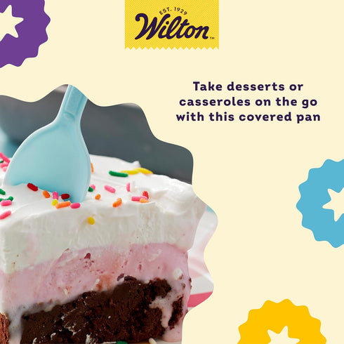 Wilton Recipe Right Non-Stick Baking Pan with Lid, 9 x 13-Inch, Steel...