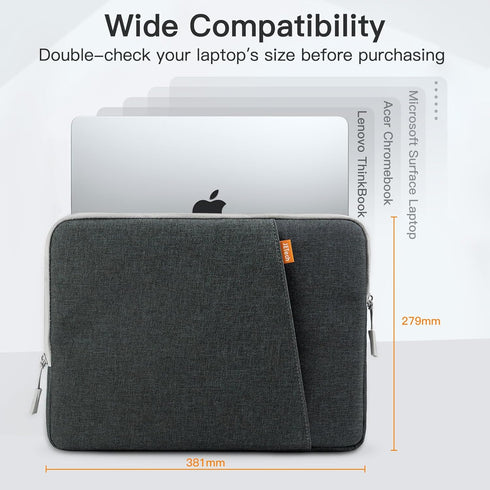JETech Laptop Sleeve for 15-Inch Notebook, Compatible with MacBook Air 15-Inch M2 2023, MacBook Pro 15-Inch, MacBook Pro 16-Inch, Waterproof Shock...