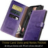 SUANPOT for iPhone XR 6.1 (Non XS 5.8",XS Max 6.7") Leather Wallet case with RFID Blocking Credit Card Holder Flip Folio Book Phone Cover Shockpro...