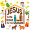 78Pcs Christmas Nativity Cutouts Bulletin Board Decoration Set Jesus Birth Cutouts Bulletin Board Classroom School Decoration Star of David Wise M...