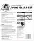 Gorilla All Purpose Wood Filler Wood Repair Kit with Putty Knife and Sanding Block...