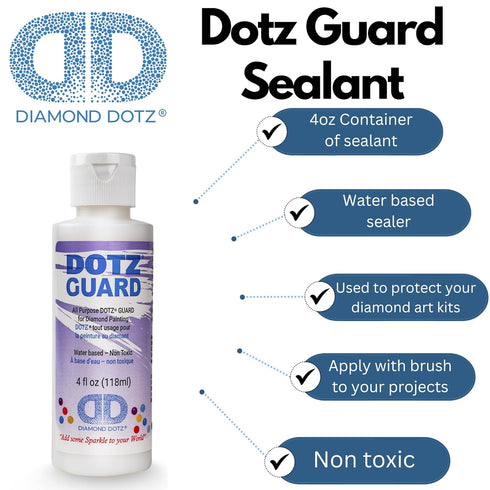 DIAMOND DOTZ ® - Dotz Guard, Diamond Painting Sealer, Diamond Art Glue Sealer, Diamond Painting Sealant, Diamond Art Accessories, Diamond Art Supp...