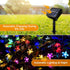 Solar Flower String Lights, 50LED 23Ft Cherry Blossom String Lights, 8 Modes Sakura Fairy Lights Outdoor, IP65 Waterproof Flower Lights for Garden...