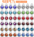 Aylifu Birthstone Charms Crystal Pendant Charms 12 Months Birth Charms for Necklace Bracelet Earring...