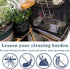 Bird Cage Seed Catcher, BirdCage Skirt Guard, Adjustable Soft Nylon Mesh Bird Cage Netting Cover for Round Square Medium Bird Cages Circumference ...